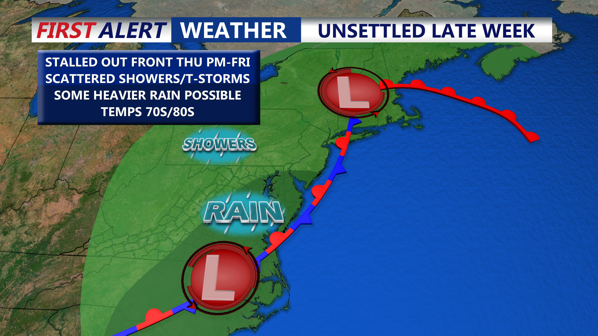 Unsettled Late Week